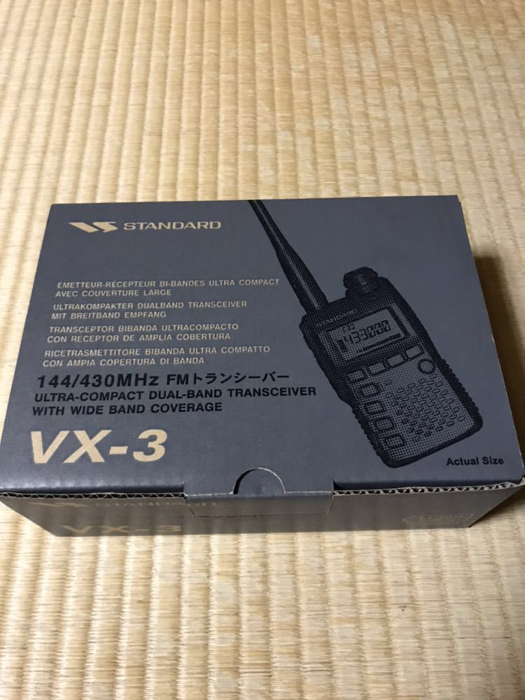 VX-3 YAESU 144⁄430MHz スタンダード トランシーバー STANDARD 八重洲