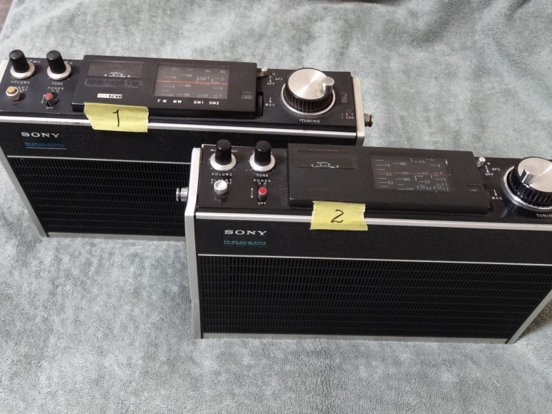SONY ICF－500 2台 ジャンク SONY ICF-500 ソニー バンド