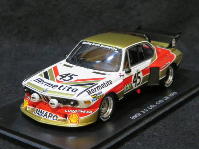 spark-model BMW 3.0 CSL #51 Le Mans 1973 Hezemans - Quester (1/43 scale model