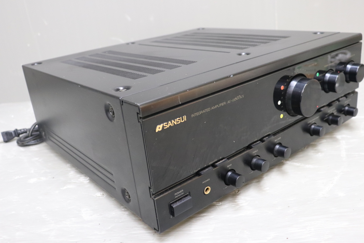 YWD06120 SANSUI サンスイ 山水 プリメインアンプ AU-α607KX 動作品