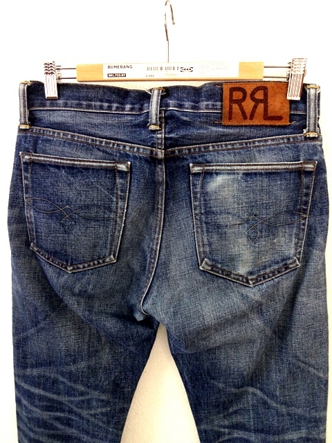 rrl USA製□RRL:ダブルアールエル□AMERICAN WOVEN SELVEDGE DENIM