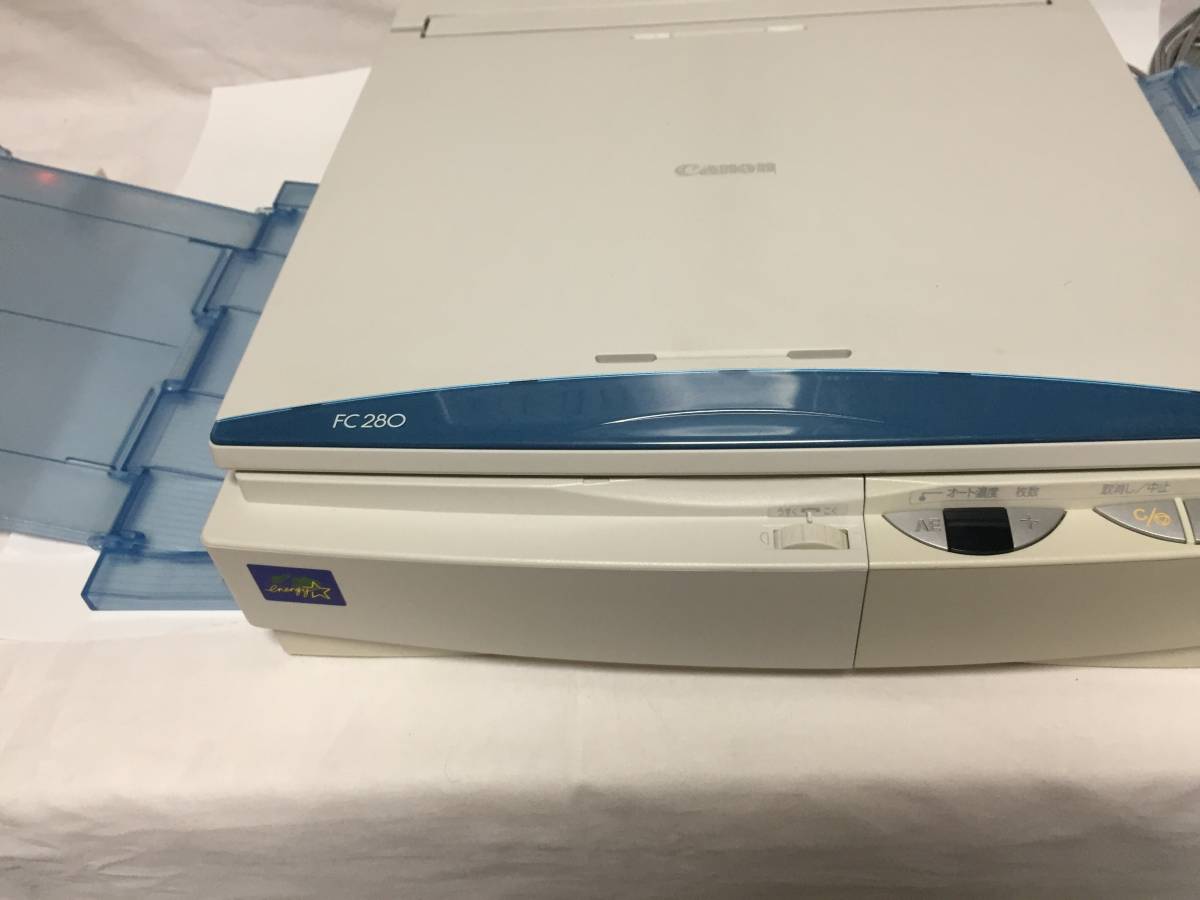 Canon ファミリーコピア FC280 ブルー　現状品 V207 CANON FC280 ファミリーコピア Canon ファミリーコピア 2026年