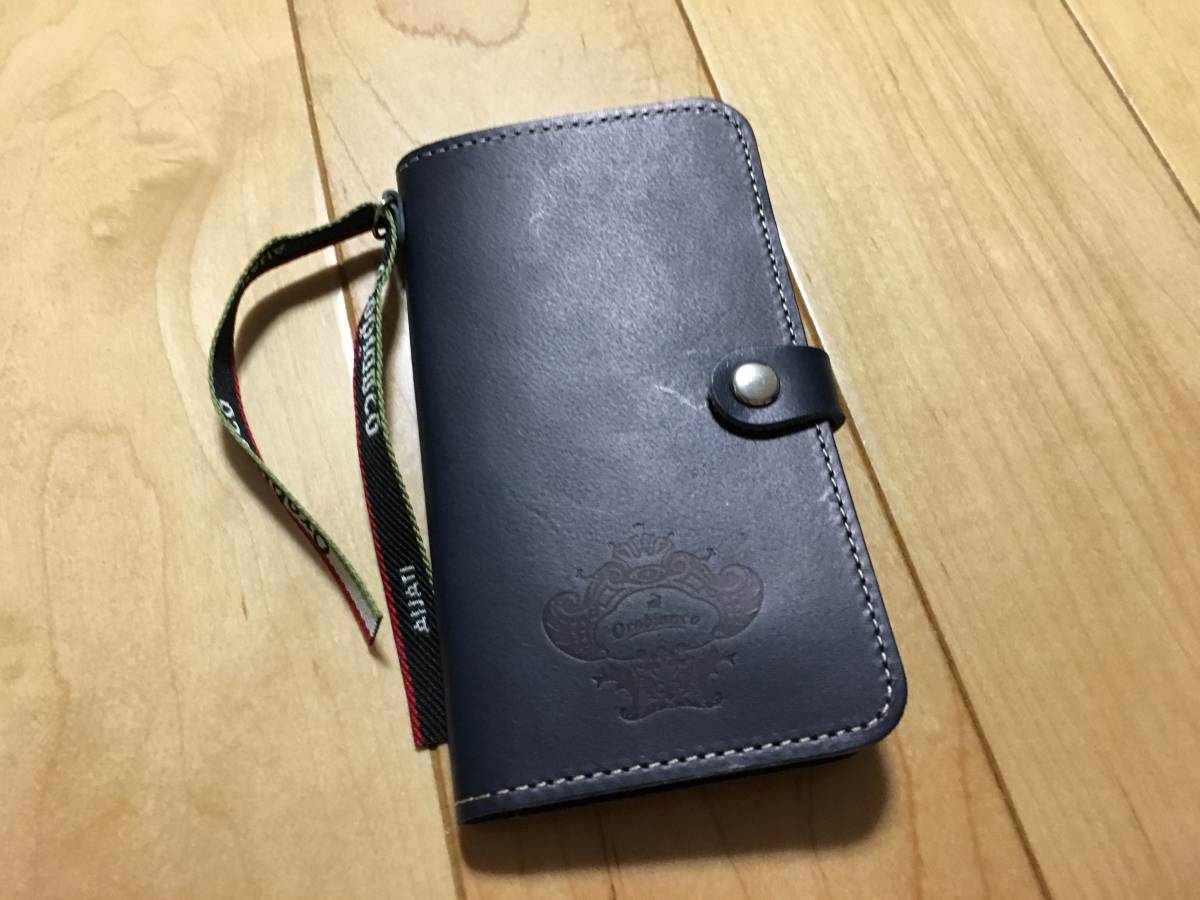 オロビアンコ Orobianco iPhoneXR 手帳型 ケース カバー （NAVY