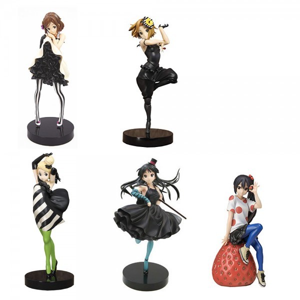フィギュア/けいおん/5体セット/京アニショップ限定/平沢唯/田井中律