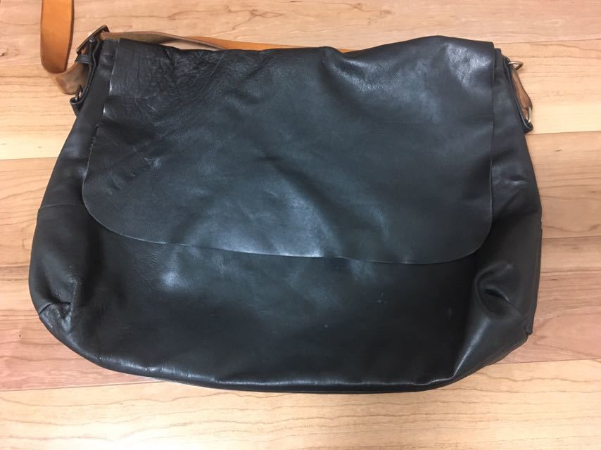新品 SUNSEA サンシー 12AW ビッグメッセンジャーバッグ 正規品