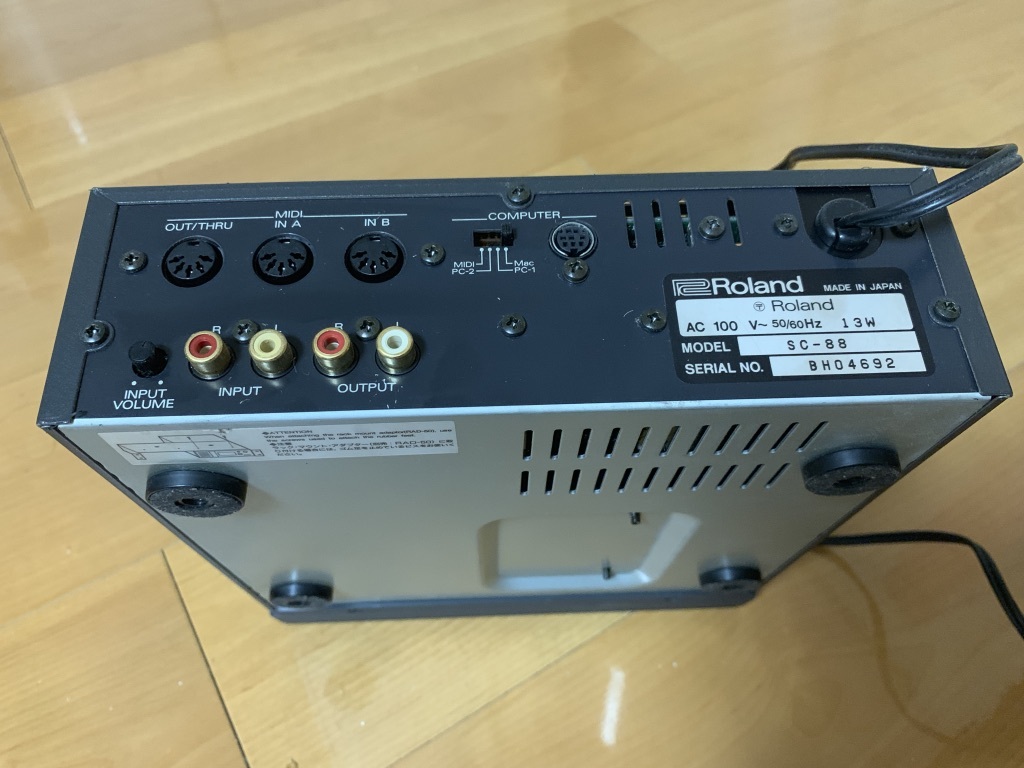 【極美品/取説付】Roland SC-88VL ローランドMIDI音源モジュール Roland SC-88 音源モジュール SC-88VL 極美品⁄取説付Roland MIDI