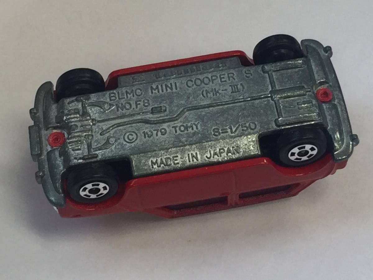 トミカ BLMC F8 ミニクーパー 大阪グリコ走っている人。希少_4