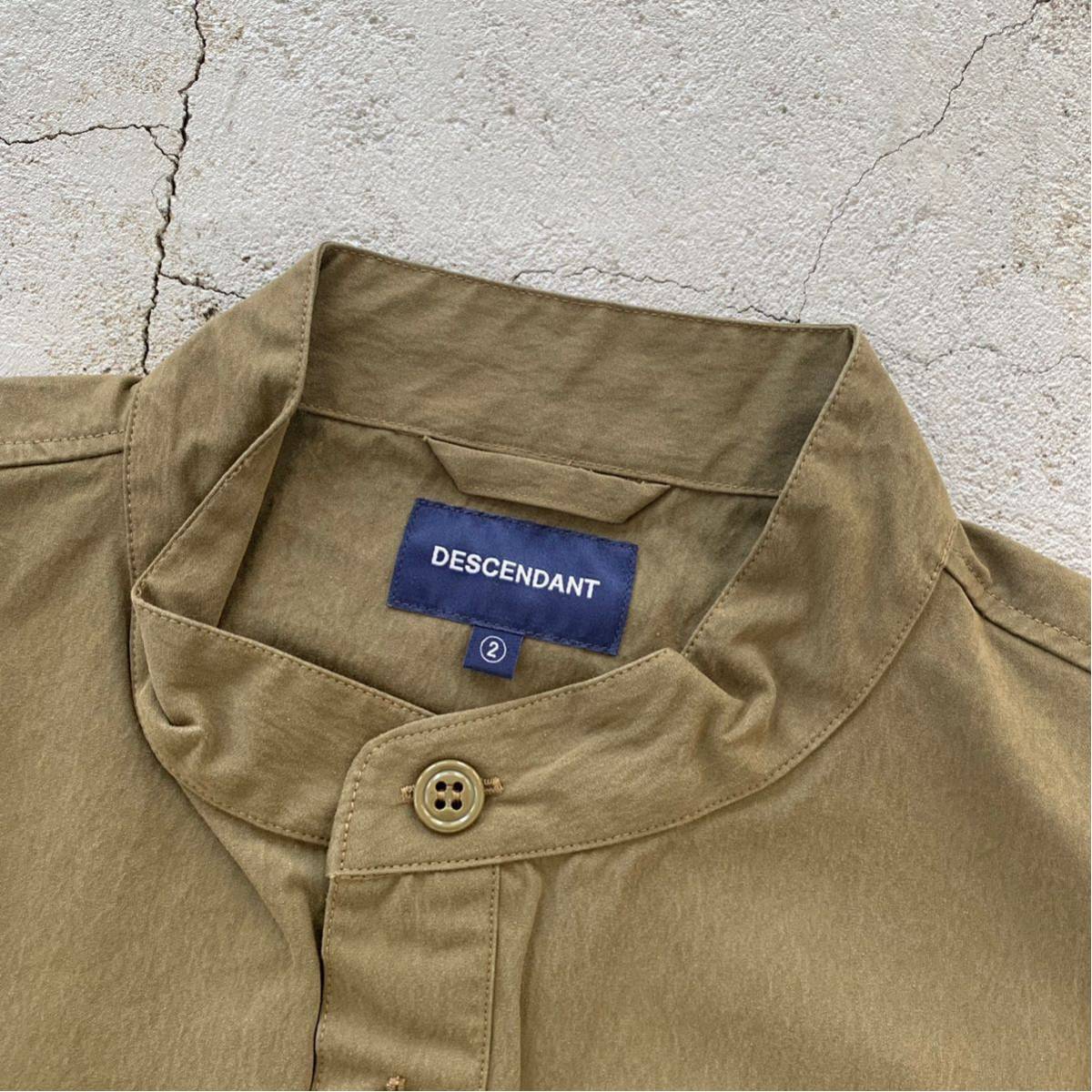 DESCENDANT ディセンダント サイズ 2/M SMOCK PULLOVER SS SHIRT