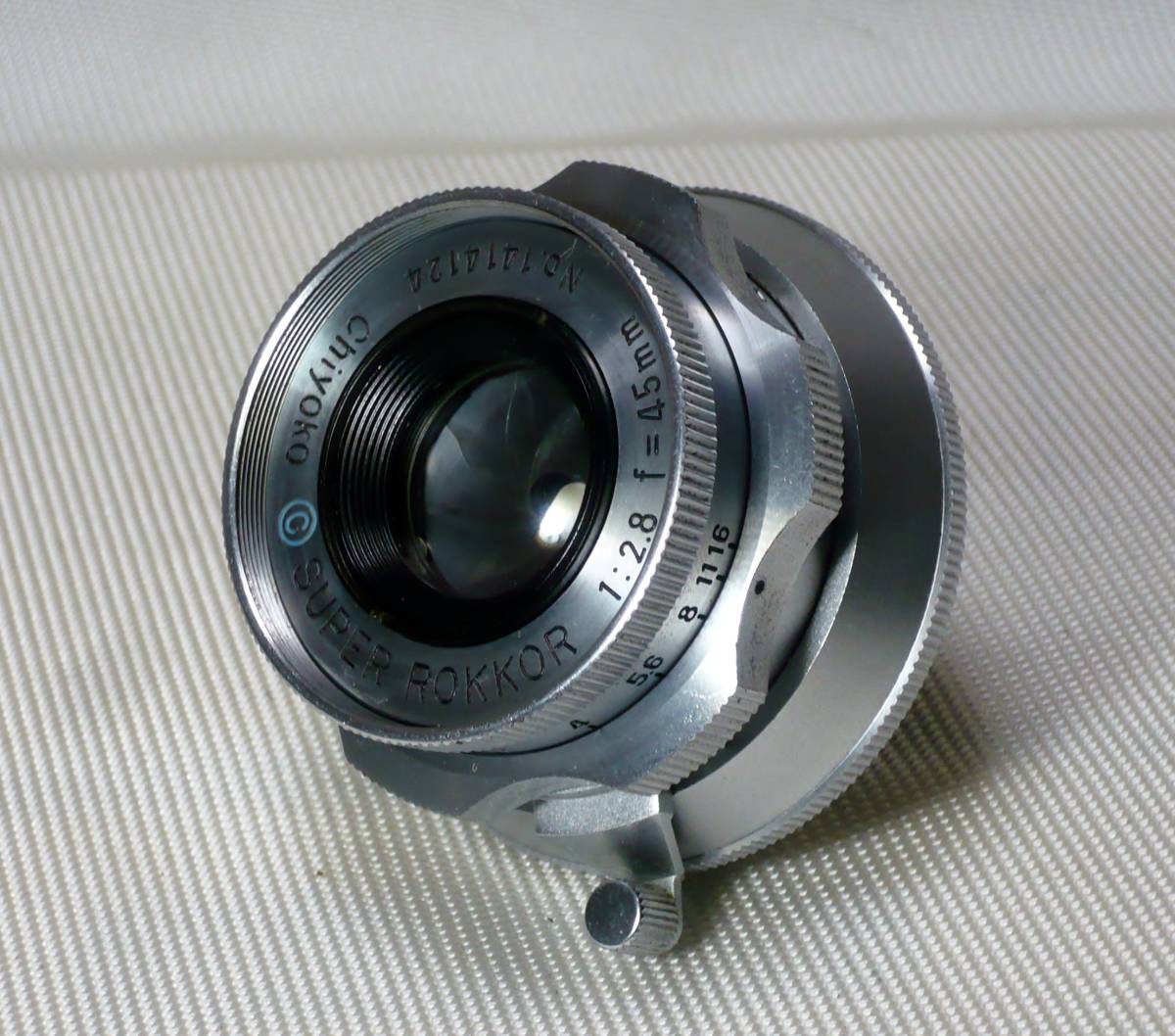 梅鉢 Lマウント SUPER ROKKOR 45mm F2.8 スーパーロッコール 整備