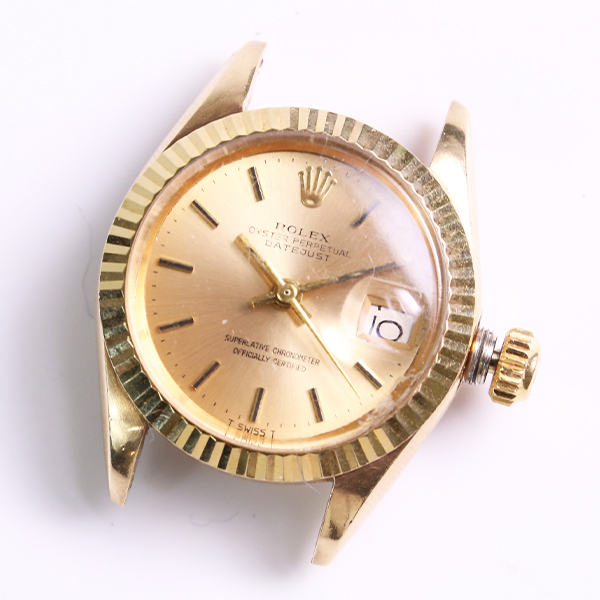ROLEX ロレックス デイトジャスト 6917 34番台 18K 自動巻 ヘッドのみ 腕時計 中古