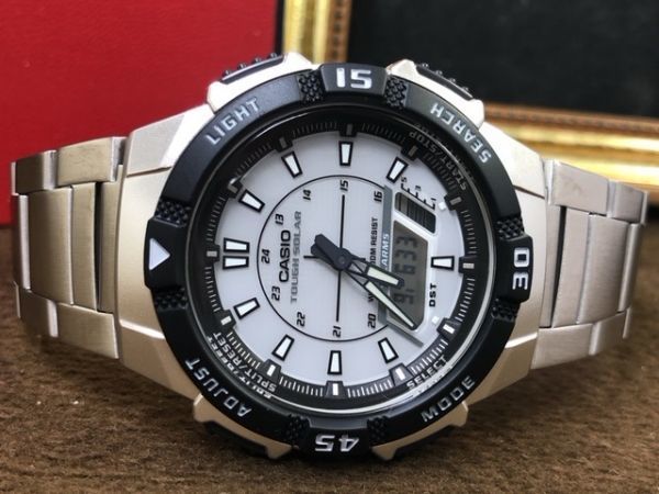 新品 正規品 腕時計 CASIO カシオ 限定品 タフソーラー メンズ レディース ダイバー デザイン スポーツウォッチ ホワイト