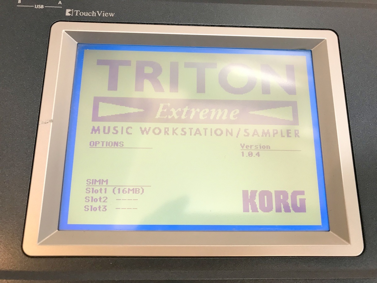 KORG TRITON Extreme 61 61鍵シンセサイザー コルグ 真空管 - ☆KORG 