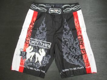 (新品) 練習用バトルパンツ Lサイズ ファイトショーツ ハーフパンツ 総合格闘技 MMA 柔術 寝技 グラップリング キックボクシング ムエタイ