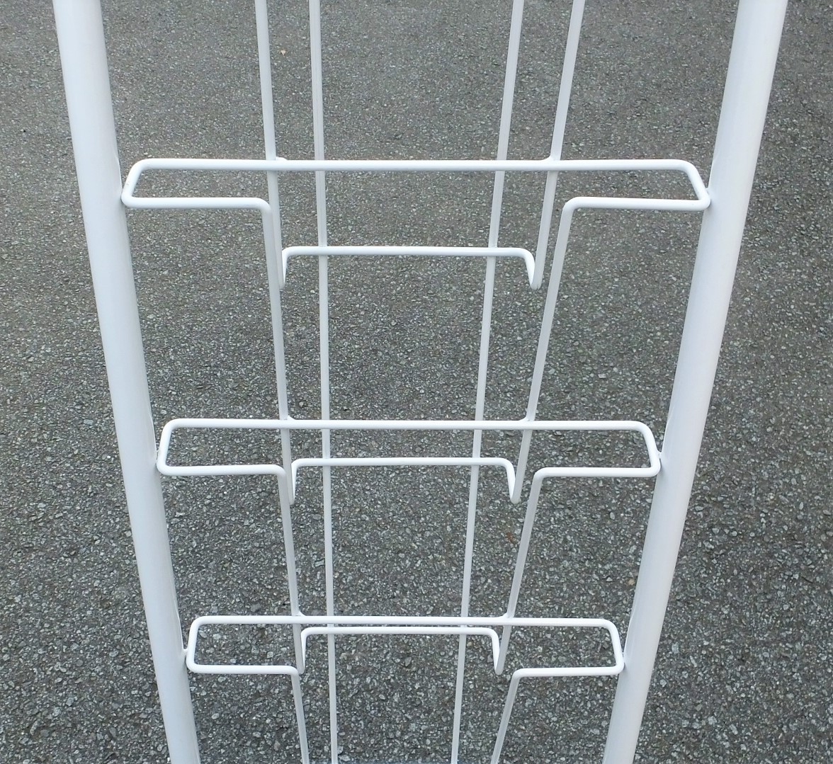 パンフレットラック　カタログラック　スタンド　チラシ　棚　7段　ホワイト　W480D285H1420　直接引き取りOK