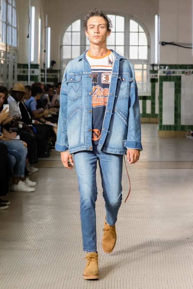 【人気セール，品質保証】 ホワイト マウンテニアリング ラングラー WM &times;Wrangler 10.5oz STRETCH DENIM SLIM PANTS デニム(パンツ)｜売買されたオークション情報、yahooの商品情報をアーカイブ公開 - オークファン パンツ