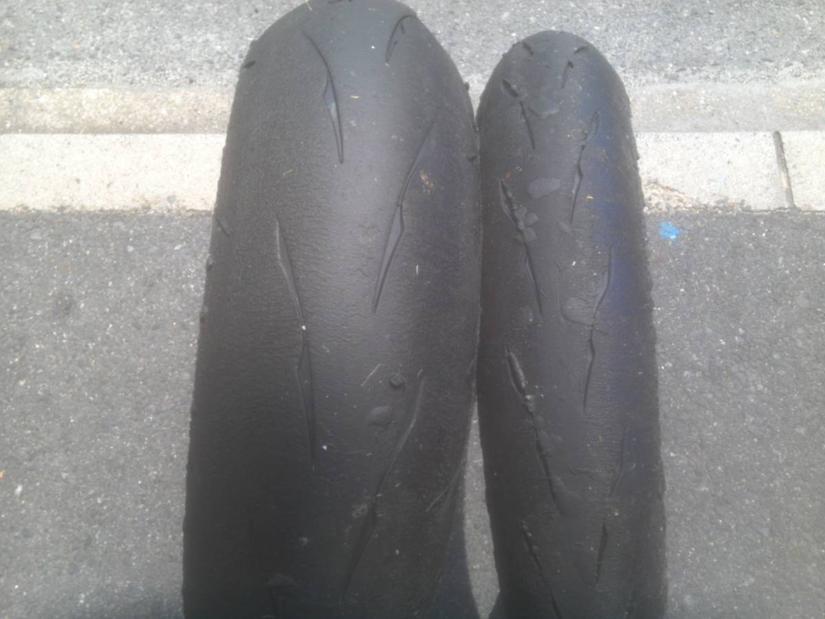 ブリヂストン バトラックス R11 120/180-17インチ 中古前後セット