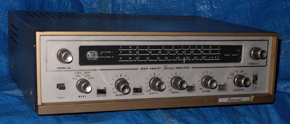 SANSUI「SM-33」'60年代真空管レシーバーアンプ サンスイ アンプ SM-33