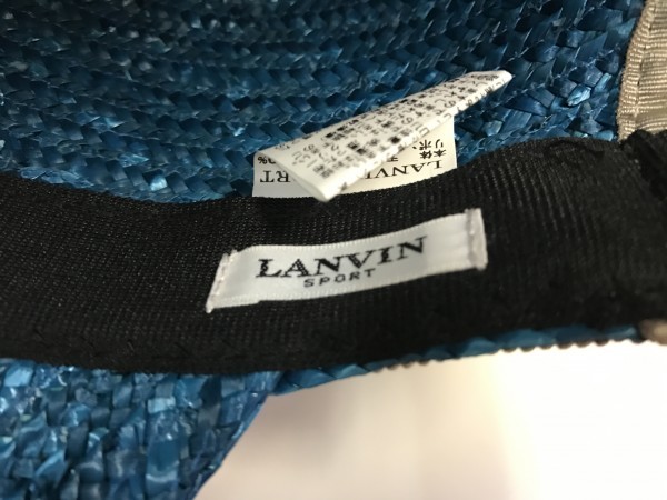 LANVIN SPORT(ランバン スポール) 麦わら帽子 ゴルフ ハット 【公式通販】