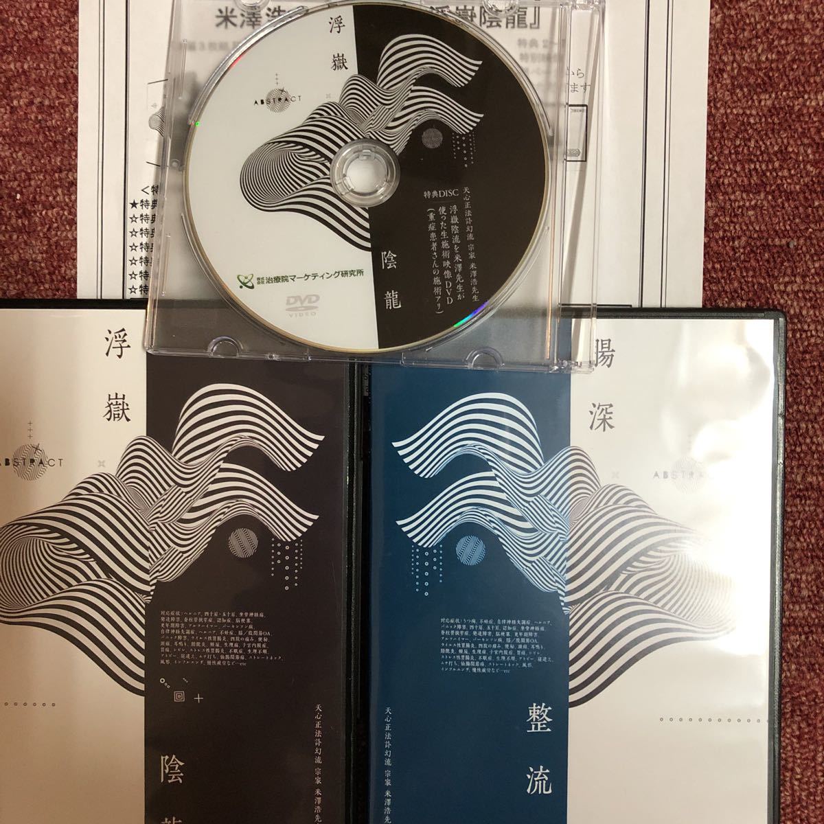 米澤浩先生の訃幻流「浮嶽陰龍」「腸深整流法」 米澤浩先生の訃幻流「浮嶽陰龍」「腸深整流法」 整体DVD米澤浩の訃幻流