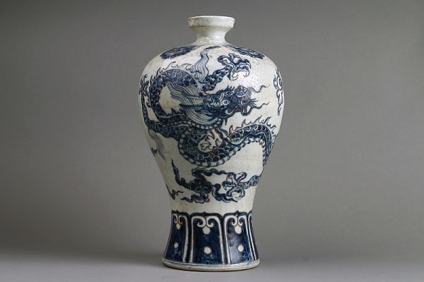 人気セール，品質保証 可 初だし 唐物 清朝期 古染付 青花 雲龍文 梅瓶 花瓶 飾壺 初荷 骨董 古玩 古美術品 古道具(清)｜売買されたオークション情報、yahooの商品情報をアーカイブ公開 - オークファン 清