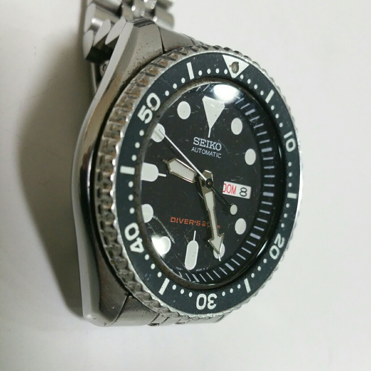セイコー 7S26-0020 ダイバーズ ペプシ 赤青ベゼル H-3207SEIKO 