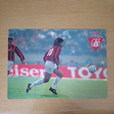 非売品 第12回トヨタカップ 1991年 ルートフリット ACミラン レッドスターvsコロコロ 下敷き TOYOTA CUP サッカーノベルティ_1