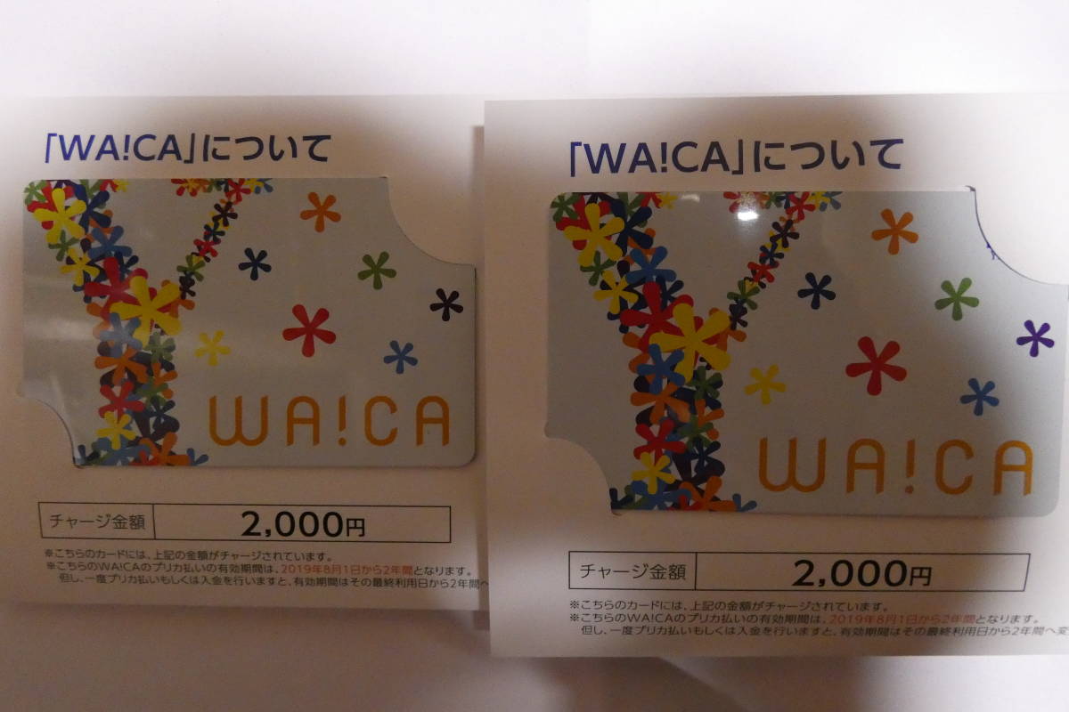【最新】 薬王堂 株主優待 ワイカ プリペイド カード 2000円×2枚 4000円分 2021年7月末期限 送料62円 WA!CA