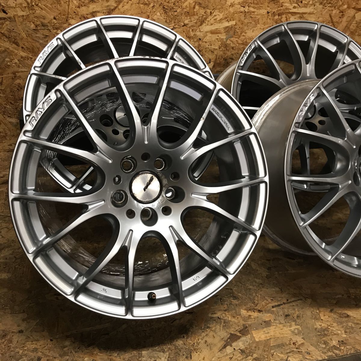 希少サイズ☆RAYS☆ホムラ☆2×7☆8.5J+38☆ベンツ　Eクラス　Cクラス　アウディ　MINI　ゴルフ5　トゥーラン　パサート　ザ・ビートル