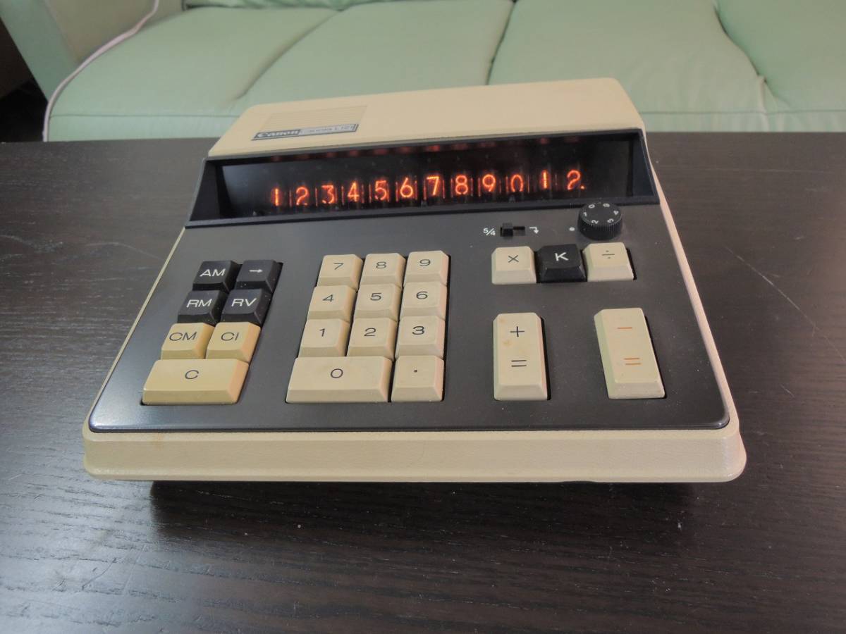 Canon Canola 昭和レトロ 卓上 ニキシー管 計算機 ニキシー管電卓