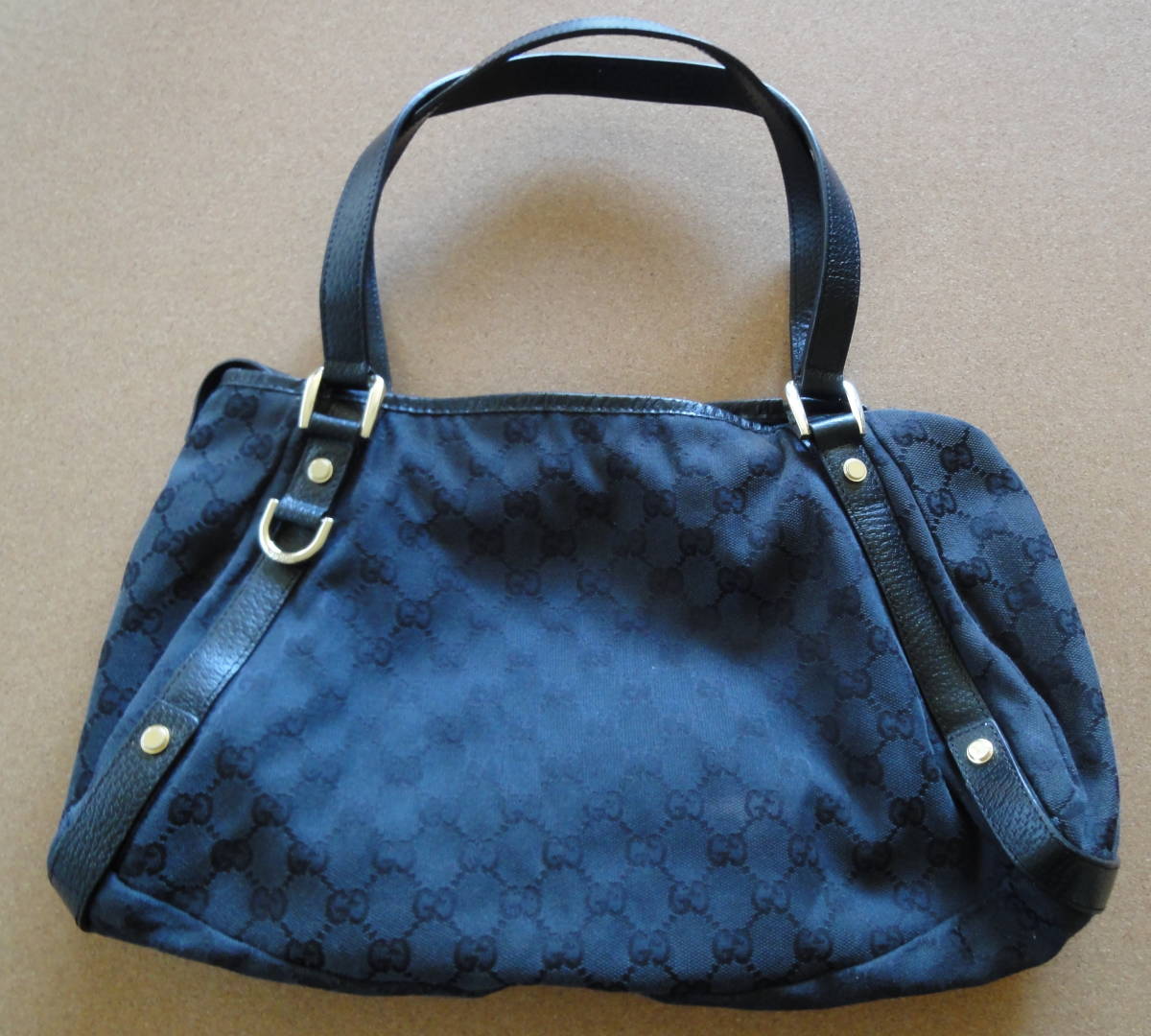 グッチ レザー GGキャンバス ショルダーバッグ GUCCI トートバッグ GG