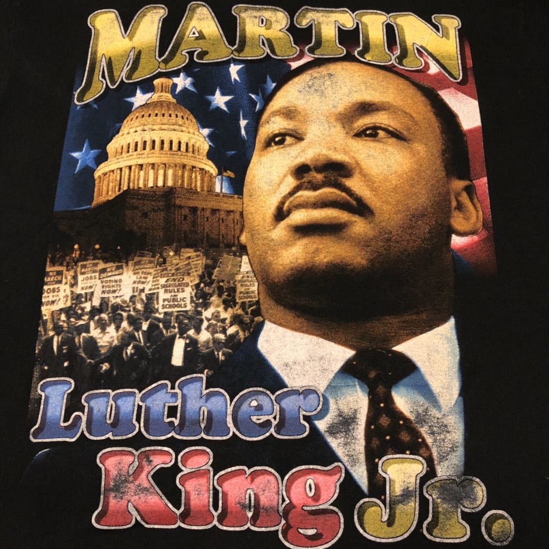 90s キング牧師 ｔシャツ Vintage ビンテージ Supreme Fear Of God Raptee 2pac Wu Tang Nirvana ラップ Sacai Nike マルコムx Run Dmc Tlc Tシャツ 売買されたオークション情報 Yahooの商品情報をアーカイブ公開 オークファン Aucfan Com