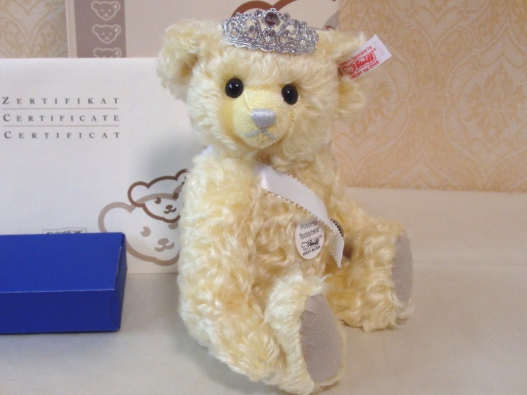 【美品】Steiff Princess Teddybear 日本限定 1500体 steiffシュタイフ/ 日本限定「プリンセス テディベア」 / 完品