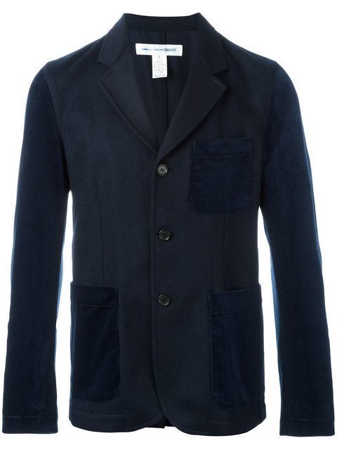 国内正規☆ COMME des GARCONS Shirt コーデュロイ 切替え ミックス