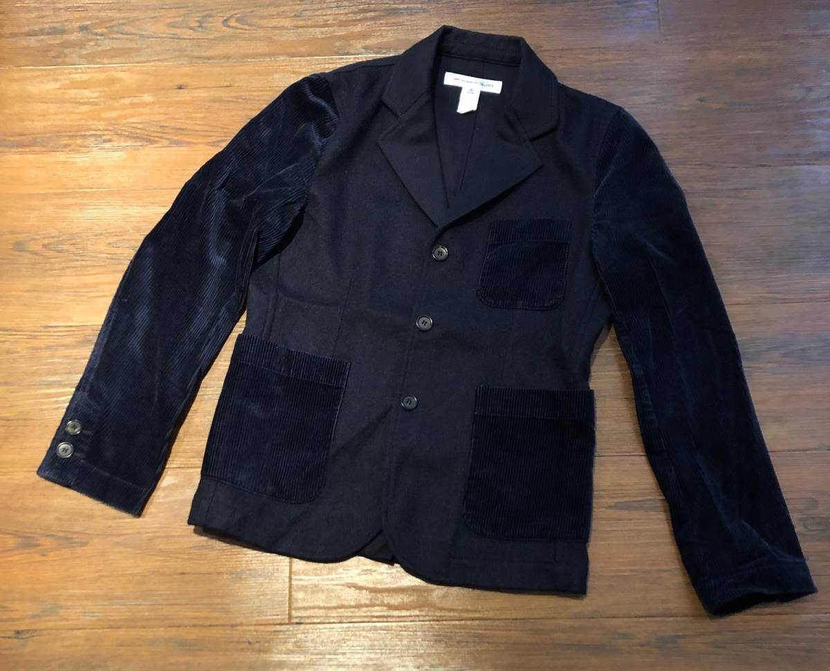 国内正規☆ COMME des GARCONS Shirt コーデュロイ 切替え ミックス