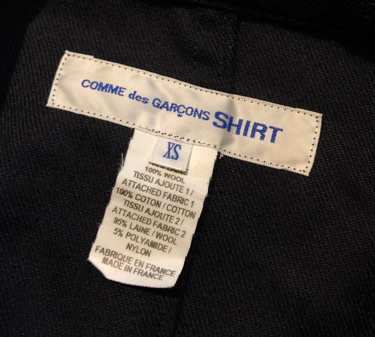国内正規☆ COMME des GARCONS Shirt コーデュロイ 切替え ミックス