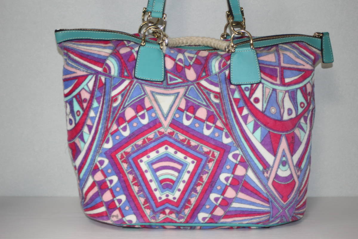 エミリオプッチ EMILIO PUCCI パイル地 2Wayバッグ え かばん、バッグ