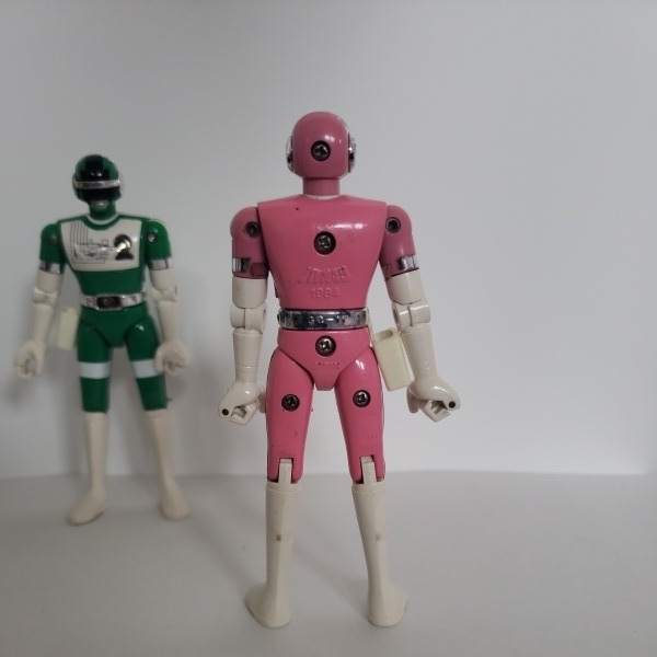 ピンクファイブ 超電子バイオマン ソフビ人形 昭和スーパー戦隊 バイオ 