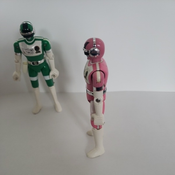 ピンクファイブ 超電子バイオマン ソフビ人形 昭和スーパー戦隊 バイオ 
