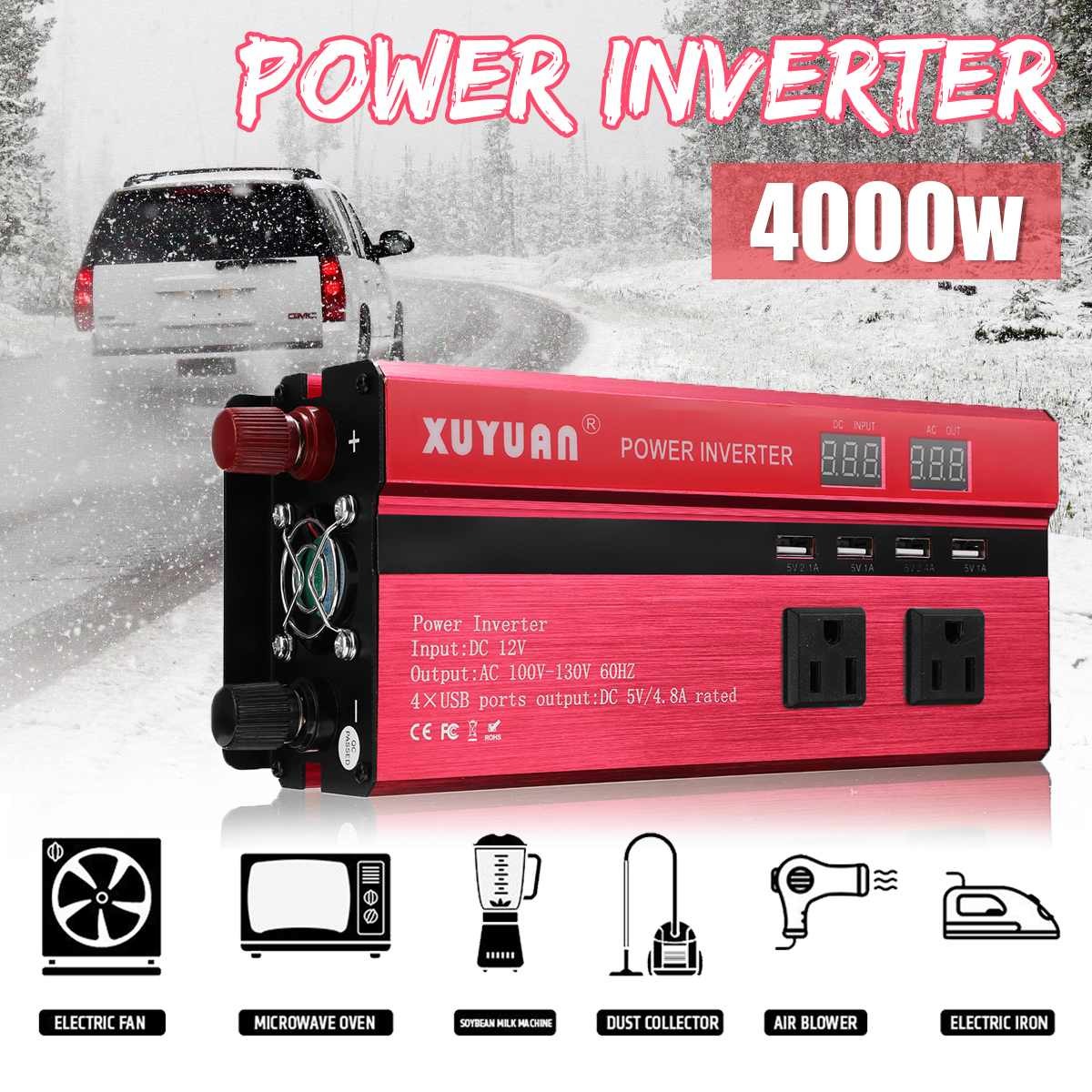 瞬間最大8000W 正弦波 インバーター 4000W 24V ROARBATT 