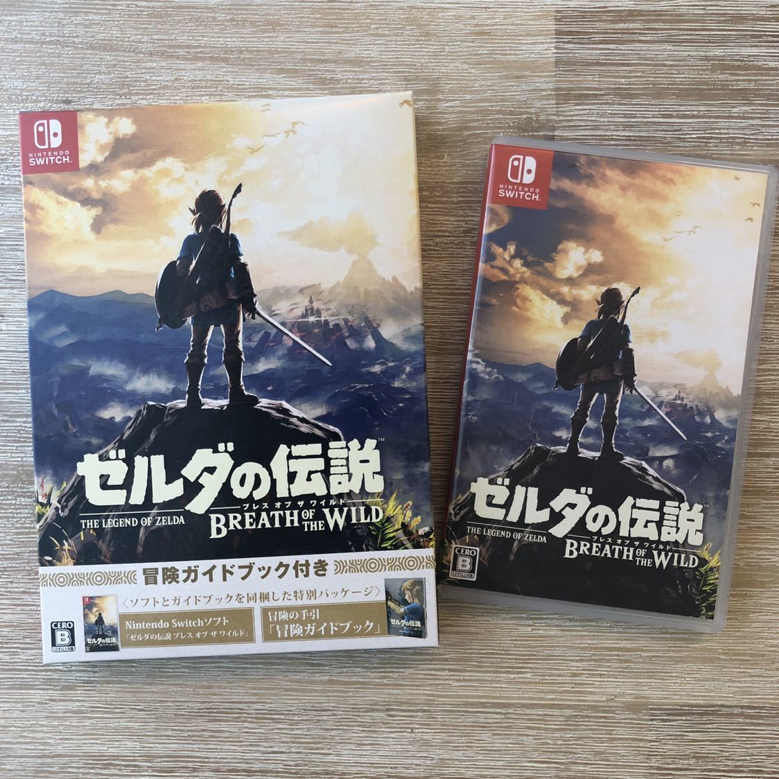 ニンテンドースイッチ ゼルダの伝説 BRETH OF THE WILD 冒険ガイドブック付き