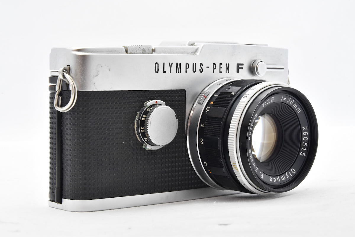 ◇ OLYMPUS オリンパス PEN-FV + F.Zuiko Auto-S 38mm F1.8 MF一眼レフ