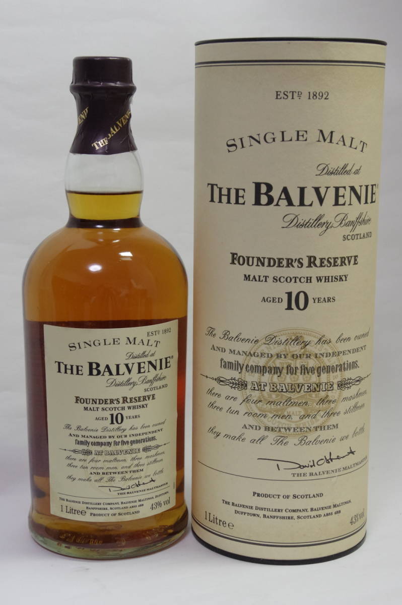 希少・古酒】The BALVENIE FOUNDER'S RESERVE 10YEARS／ザ