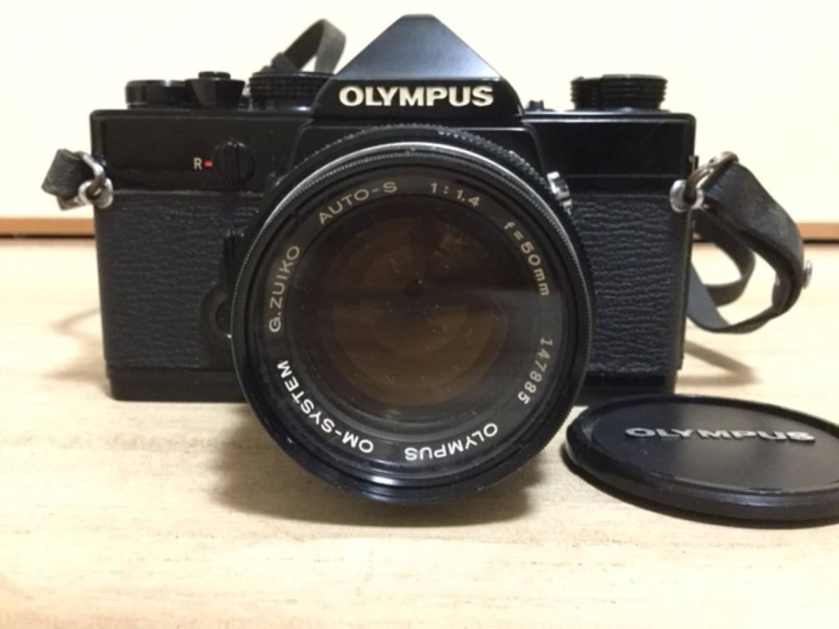 カメラ 一眼レフ OLYMPUS-OM-1 G. ZUIKO AUTO-S 1:1.4 50mm BLACK