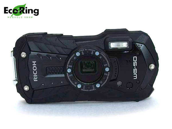 リコー　RICOH　WG-50 ブラック　＜防水カメラ＞ RICOH WG-50 リコー 仕様 防水 WG 1円 未使用 リコー RICOH WG-50 デジタル