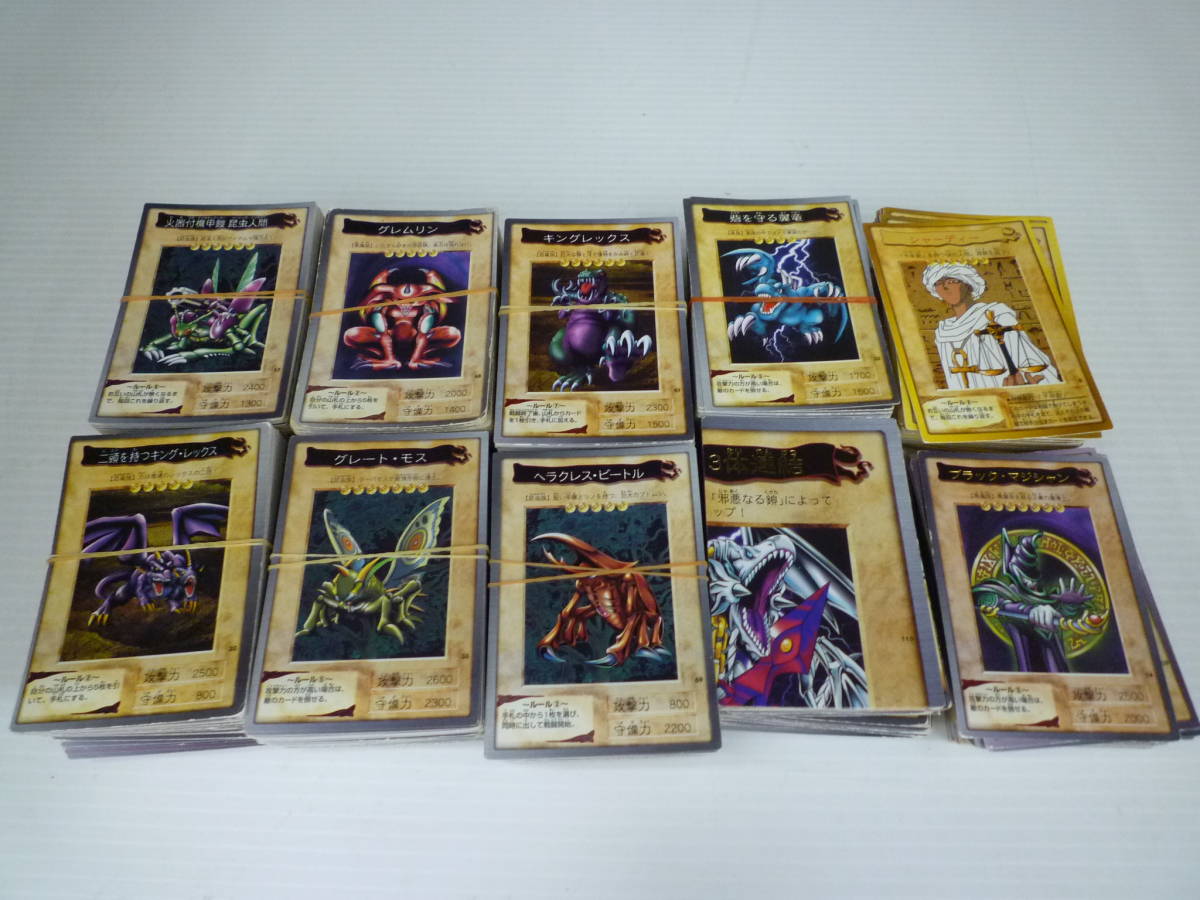 バンダイ 遊戯王カード 約900枚 青眼の白竜など ジャンク 青眼の白竜 R