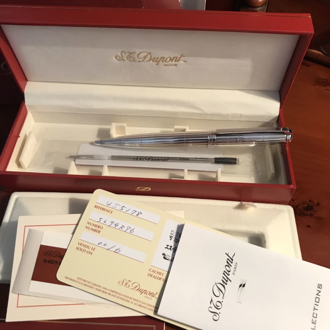 Dupont ボールペン S.T. デュポン シルバー - Classique ballpoint