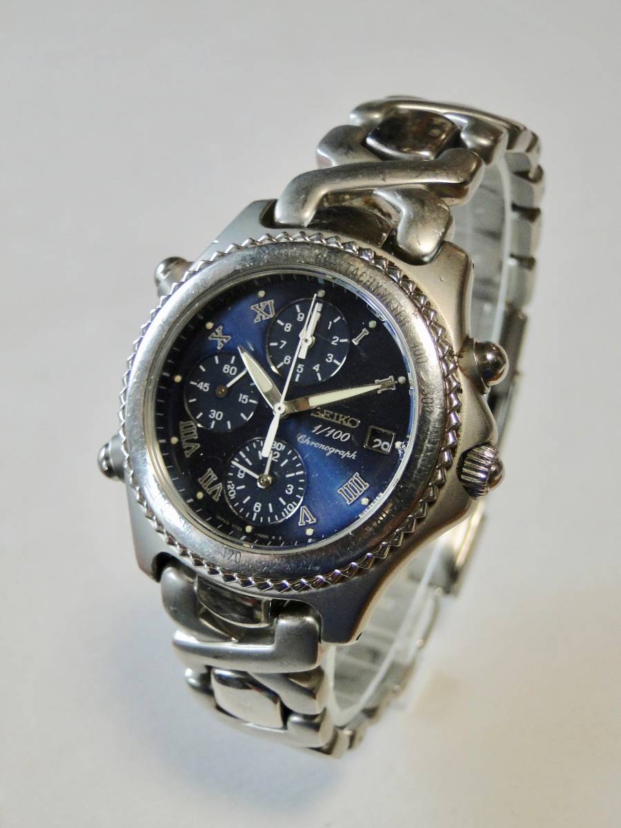 SEIKO 1⁄100 セイコー Chronograph Quartz Seiko クロノグラフ 