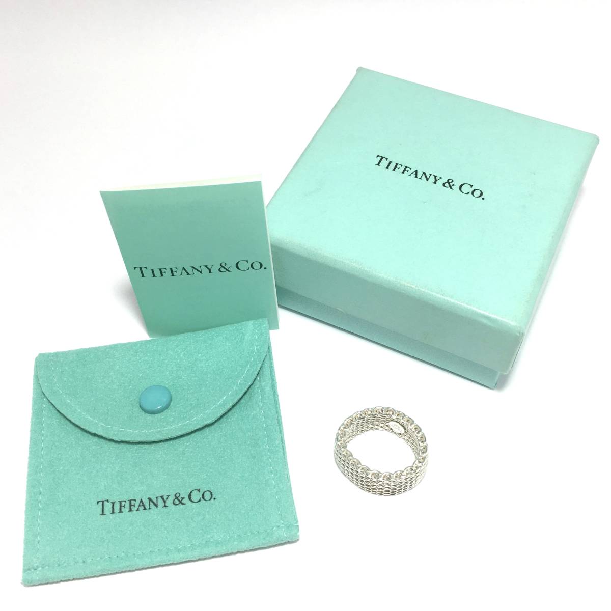 ティファニーシルバーメッシュリング