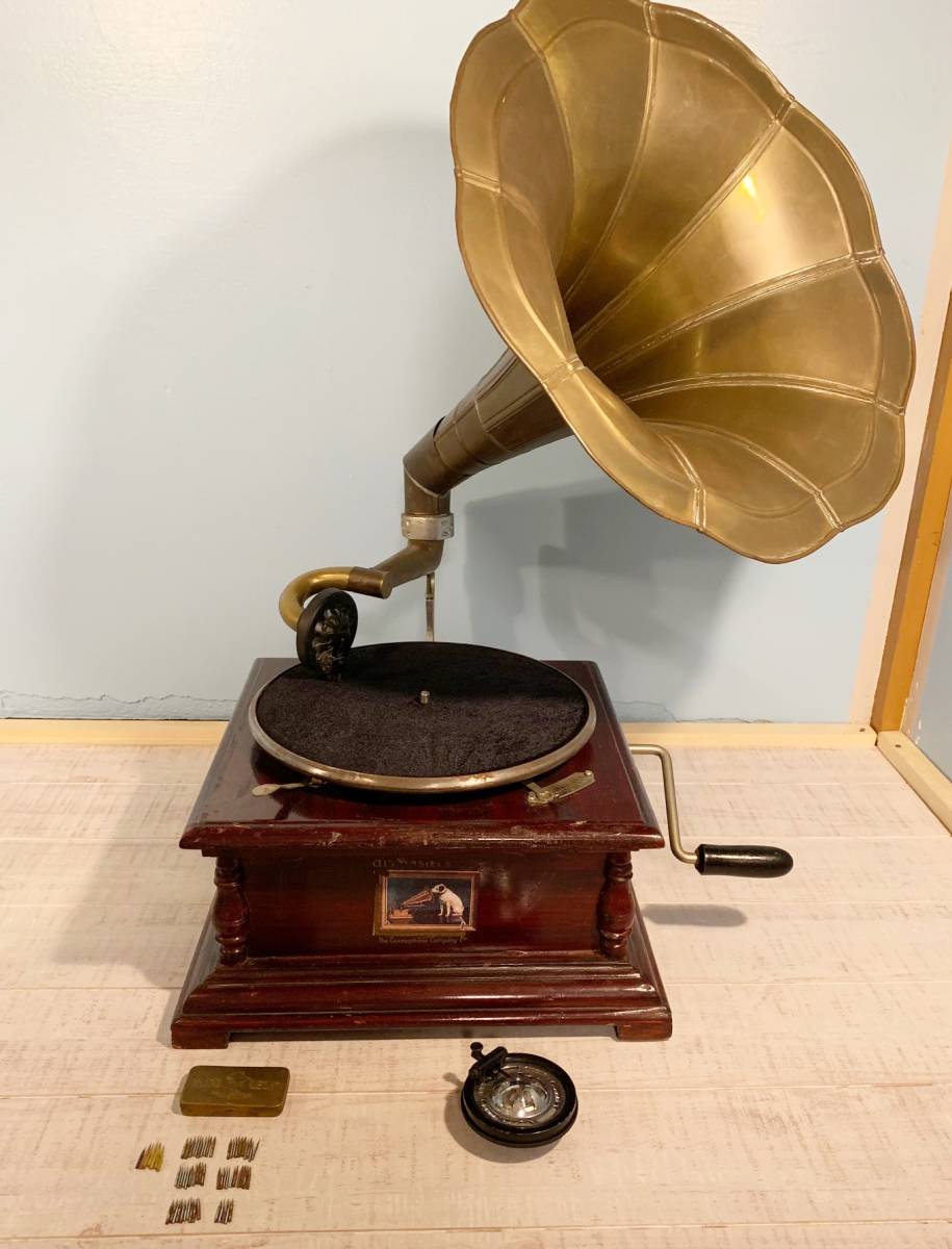 品質保証，セール Gromophone グラモフォン His Master's Voice 蓄音機 本体 ラッパ(本体)｜売買されたオークション情報、yahooの商品情報をアーカイブ公開 - オークファン 本体