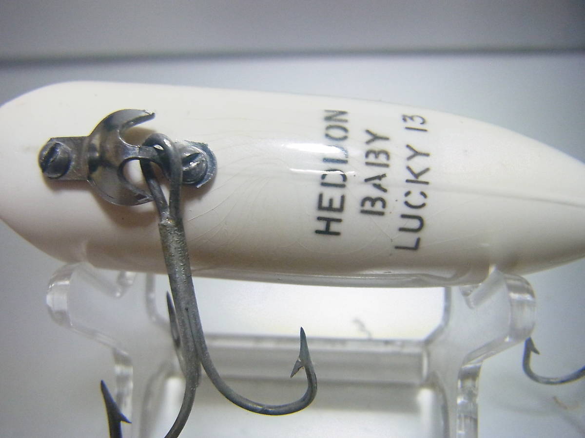 オールド へドン ベビー ラッキー13 S-1 スミスカラー 縦割れ 吹き目 old Heddon Baby Lucky13 ローカル ahpl ノーバイト #2400